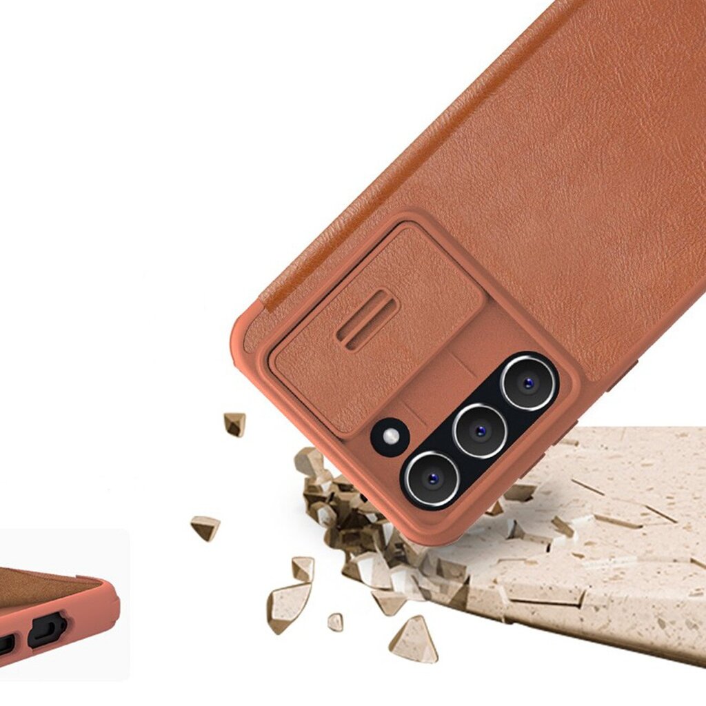 Nillkin Qin Leather Pro Case, pruun hind ja info | Telefoni kaaned, ümbrised | kaup24.ee