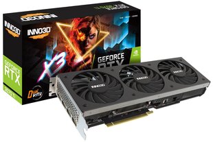 Inno3D GeForce RTX 3070 Ti X3 (N307T3-086X-1810VA44) hind ja info | Videokaardid (GPU) | kaup24.ee