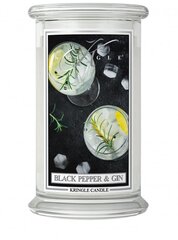 Suur kahe tahiga küünal Kringle Candle Black Pepper Gin, 623 g hind ja info | Küünlad, küünlajalad | kaup24.ee