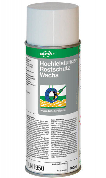 Bio-Circle korrosioonivastane vaha Bio-Rust Wax, 400 ml hind ja info | Puhastusvahendid | kaup24.ee