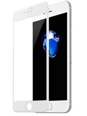 Защитное стекло Baseus 0.23mm curved-screen tempered glass screen protector with crack-resistant edges For iP7/iP8 Plus White цена и информация | Защитные пленки для телефонов | kaup24.ee
