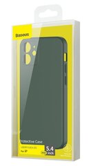 Защитный чехол Baseus Liquid iPhone 12 mini, темно-зеленый цена и информация | Чехлы для телефонов | kaup24.ee