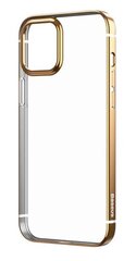 Черный силиконовый чехол Baseus Shining Case (Anti-fall) gold  для iPhone 12 mini цена и информация | Чехлы для телефонов | kaup24.ee