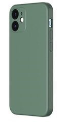 Baseus iPhone 12 case Liquid Silica Gel Dark green hind ja info | Telefoni kaaned, ümbrised | kaup24.ee