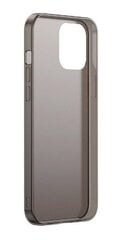 Baseus Frosted Glass Case Жесткий чехол с гибким каркасом для iPhone 12/12 Pro чёрный цена и информация | Чехлы для телефонов | kaup24.ee