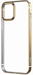 Силиконовый чехол Baseus Shining Case (Anti-fall) gold для iPhone 12/12Pro цена и информация | Чехлы для телефонов | kaup24.ee