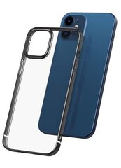 Силиконовый чехол Baseus Shining Case (Anti-fall) чёрный  для iPhone 12/12Pro цена и информация | Чехлы для телефонов | kaup24.ee