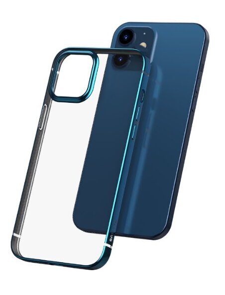 Silikoonümbris Baseus Shining Case (kukkumisvastane) sinine iPhone 12/12Pro jaoks hind ja info | Telefoni kaaned, ümbrised | kaup24.ee