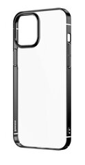 Силиконовый чехол Baseus Shining Case (Anti-fall) чёрный  для iPhone 12ProMax цена и информация | Чехлы для телефонов | kaup24.ee