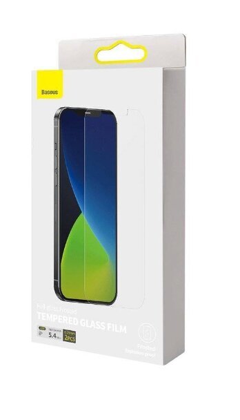 Kaitseklaas Baseus iPhone 12 mini hind ja info | Ekraani kaitsekiled | kaup24.ee