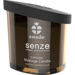 Swede - Senze Euphoria Massage Candle Vanilla Sandalwood 150 ml цена и информация | Massaažiõlid | kaup24.ee