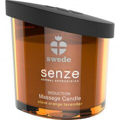Swede - Senze Seduction Massage Candle Clove Orange Lavender 150 мл цена и информация | Массажные масла | kaup24.ee