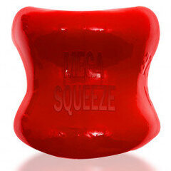 Oxballs - Mega Squeeze Ergofit Ballstretcher Red hind ja info | BDSM ja fetish | kaup24.ee