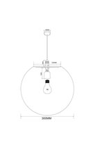 Подвесной светильник Erda Maytoni Outdoor O594PL-01B цена и информация | Потолочные светильники | kaup24.ee