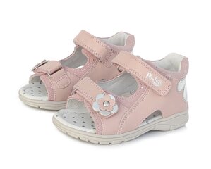 Tüdrukute nahast sandaalid PONTE 20.DA05-1-371A.Pink. цена и информация | Детские сандали | kaup24.ee