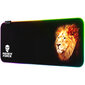 RGB LED mänguri hiirematt 80 x 30 cm lõvi hind ja info | Hiired | kaup24.ee