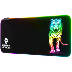 Коврик для игровой мыши RGB LED 80 x 30см тигр цена и информация | Мыши | kaup24.ee