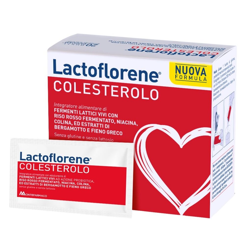 LACTOFLORENE Colesterolo bioloogiliselt aktiivne toidulisand pakendis 20 hind ja info | Vitamiinid, toidulisandid, preparaadid tervise heaoluks | kaup24.ee