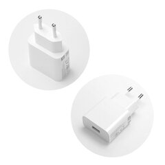Сетевая оригинальная зарядка Xiaomi MDY-09-EW Fast Charger (2A), белая цена и информация | Зарядные устройства для телефонов | kaup24.ee