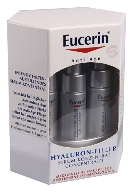 Näoseerum Eucerin Hyaluron-Filler Concentrate, 6x5ml цена и информация | Näoõlid, seerumid | kaup24.ee