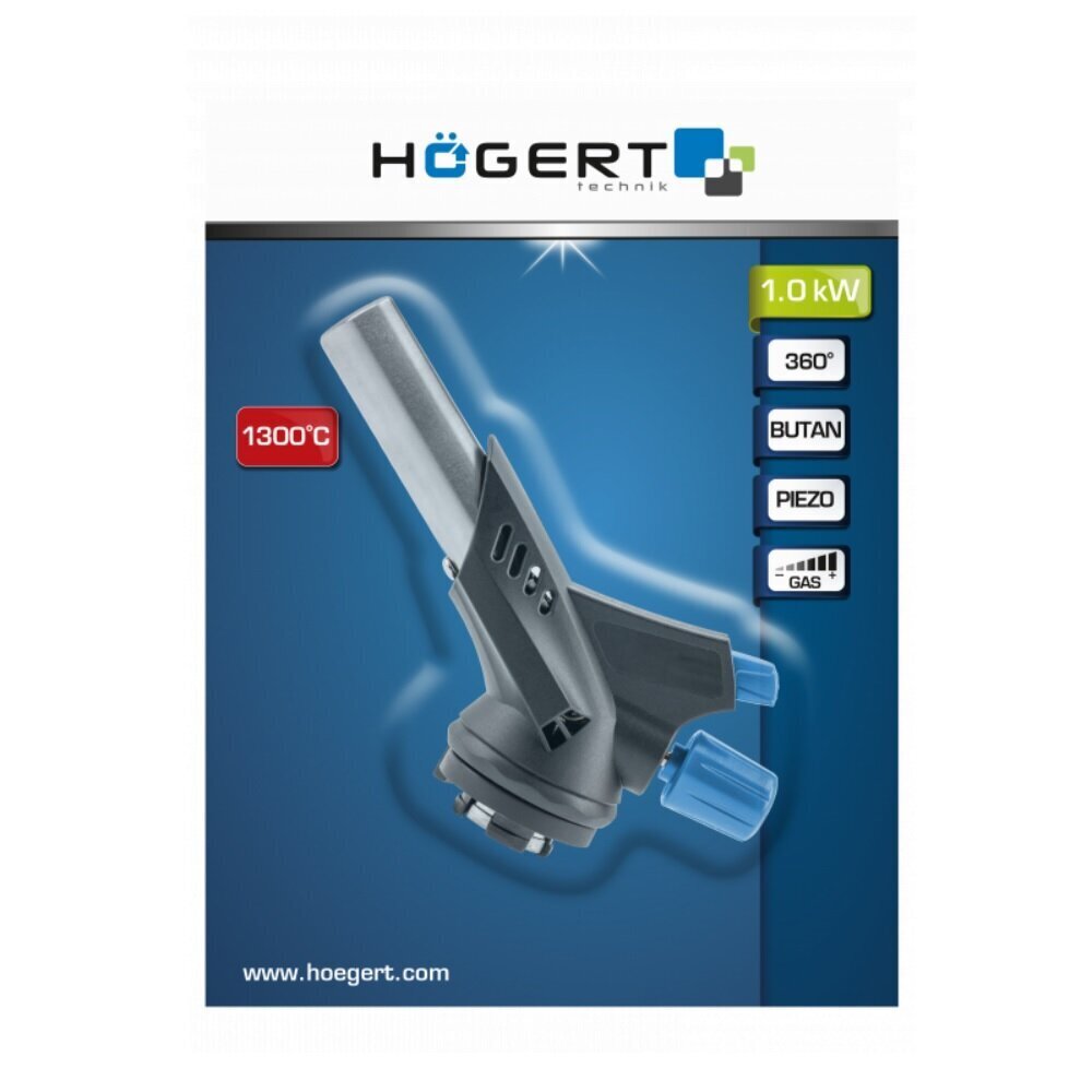 Hogert gaasipõleti pieso 1,3 kw - HT2C505 цена и информация | Käsitööriistad | kaup24.ee