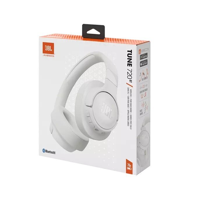 JBL Tune 720TB JBLT720BTWHT hind ja info | Kõrvaklapid | kaup24.ee