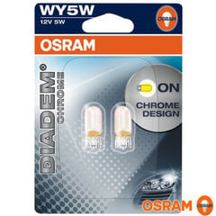 Osram pirn T10, WY5W, 5W, W2.1x9.5d Diadem kroom, 2tk, Blist цена и информация | Автомобильная ксеноновая лампа D2R 6000К (Китай) | kaup24.ee