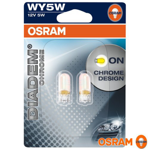 Osram pirn T10, WY5W, 5W, W2.1x9.5d Diadem kroom, 2tk, Blist цена и информация | Autopirnid | kaup24.ee