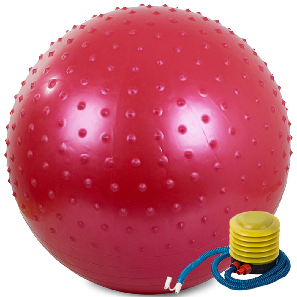 Võimlemispall, 55 cm, punane hind ja info | Võimlemispallid | kaup24.ee