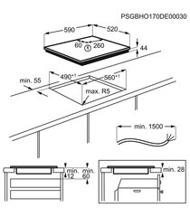 Electrolux EIV63440BS hind ja info | Pliidiplaadid | kaup24.ee