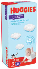 Подгузники-трусики HUGGIES Pants Boys Jumbo, 3 размер 44 шт. цена и информация | Подгузники | kaup24.ee