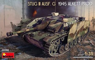 Liimitav mudel MiniArt 35388 StuG III Ausf. G 1945 Alkett Prod. 1/35 цена и информация | Склеиваемые модели | kaup24.ee