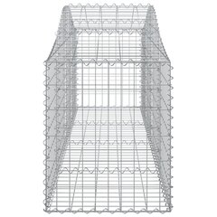 vidaXL kaarekujulised gabioonkorvid 5 tk, 200x50x60/80 cm, raud hind ja info | Aiad ja tarvikud | kaup24.ee