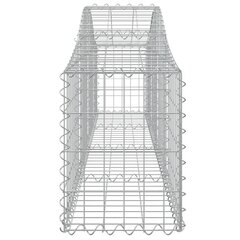 vidaXL kaarekujulised gabioonkorvid 6 tk, 200x30x40/60 cm, raud hind ja info | Aiad ja tarvikud | kaup24.ee