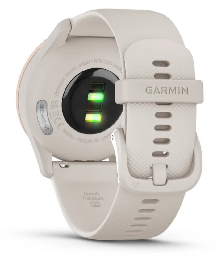 Garmin vívomove® Trend Peach Gold/Ivory hind ja info | Nutikellad (smartwatch) | kaup24.ee