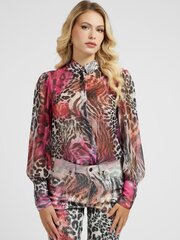 Guess Jeans Ls Raven Chiffon Wildcard Print 563934950 hind ja info | Naiste pluusid, särgid | kaup24.ee