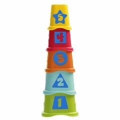 Пирамидка «Chicco» Stacking Cups, 2 в 1 цена и информация | Игрушки для малышей | kaup24.ee