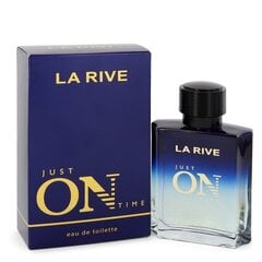 Meeste tualettvesi La Rive Just on Time EDT 100ml цена и информация | Мужские духи | kaup24.ee