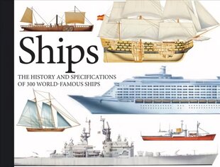 Ships: The History and Specifications of 300 World-Famous Ships цена и информация | Путеводители, путешествия | kaup24.ee