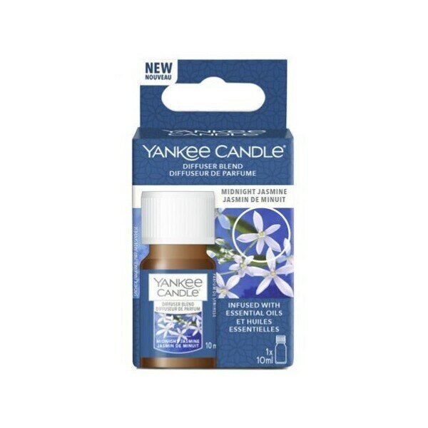 Ultraheli aroomidifuuseri täidis Yankee Candle Midnight Jasmine, 10 ml  цена и информация | Kodulõhnastajad | kaup24.ee