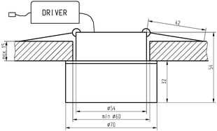 Laevalgusti Round SAK-01 hind ja info | Laelambid | kaup24.ee