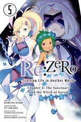 Re:ZERO -Starting Life in Another World-, Chapter 4: The Sanctuary and the Witch of Greed, Vol. 5 цена и информация | Комиксы | kaup24.ee