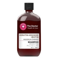 Šampoon The Doctor Maximum Energy, 355 ml hind ja info | Šampoonid | kaup24.ee