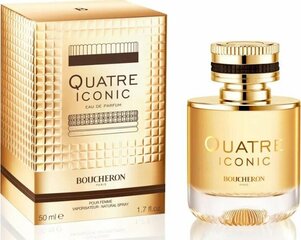 Парфюмированная вода Boucheron Parfums Quatre Iconic, 50 мл цена и информация | Женские духи | kaup24.ee