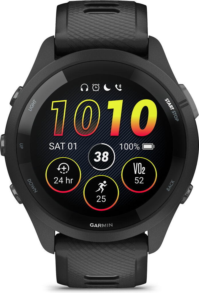 Garmin Forerunner® 265 Black/Powder Gray 46mm цена и информация | Nutikellad (smartwatch) | kaup24.ee