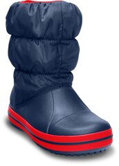 Crocs™ laste talvesaapad Winter Puff Boot, tumesinine/punane hind ja info | Laste talvesaapad | kaup24.ee