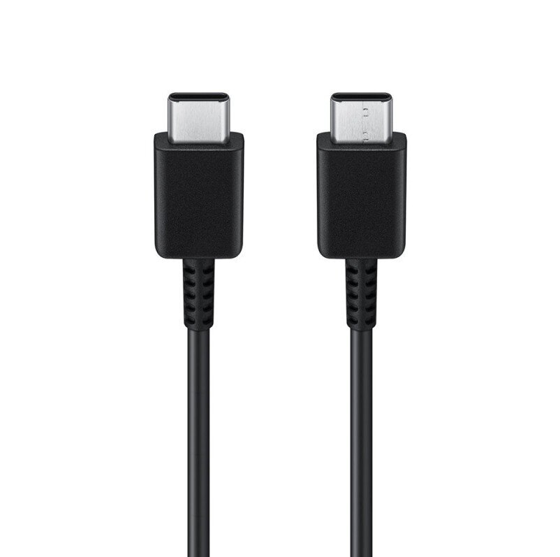 USB-kaabel originaal Samsung EP-DA705BBE 25W 3A Type-C-Type-C 1.0m ilma pakendita must цена и информация | Mobiiltelefonide kaablid | kaup24.ee