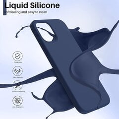 Чехол Liquid Silicone 1.5mm Samsung A346 A34 5G темно синий цена и информация | Чехлы для телефонов | kaup24.ee