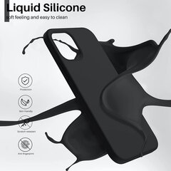 Telefoniümbris Liquid Silicone 1.5mm Xiaomi 13 Pro must hind ja info | Telefoni kaaned, ümbrised | kaup24.ee