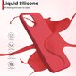 Telefoniümbris Liquid Silicone 1.5mm Xiaomi Redmi A1 punane цена и информация | Telefoni kaaned, ümbrised | kaup24.ee